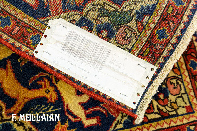 Pair of Small Antique Persian Isfahan Rug n°:15003415
